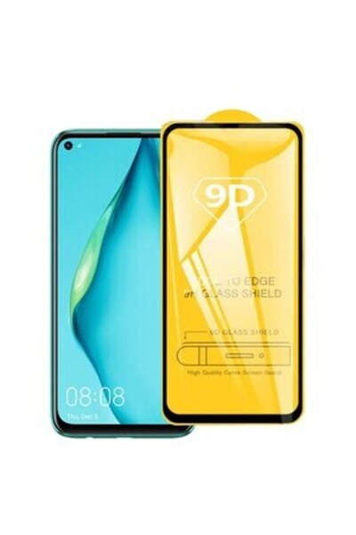 Huawei P40 Lite Προστατευτικό Τζαμάκι Μαύρο 9d Full Glue Full Screen Tempered...