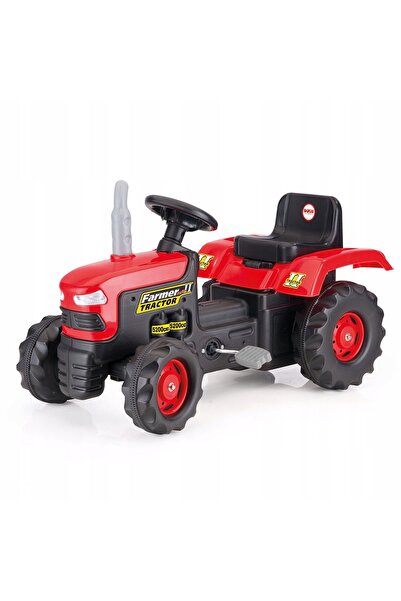 Dolu Tractor mare cu pedale, roșu