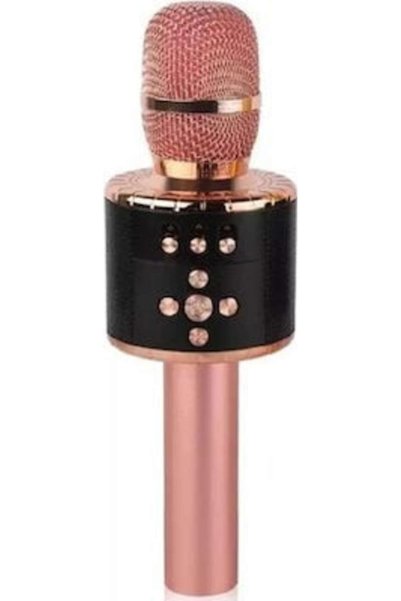 OEM Ασύρματο Μικρόφωνο Karaoke Md-01 Σε Ροζ Χρυσό Χρώμα