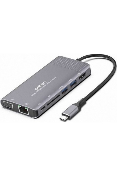 OEM Onten USB-C Docking Station με HDMI 4K PD Ethernet και σύνδεση 2 Οθονών (...