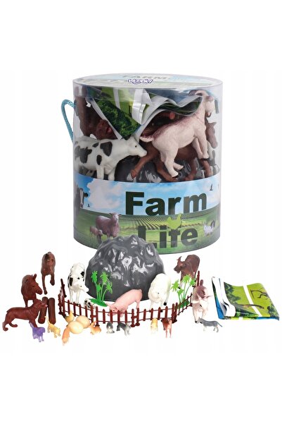 woopie Set de figurine animale de fermă 34 bucăți