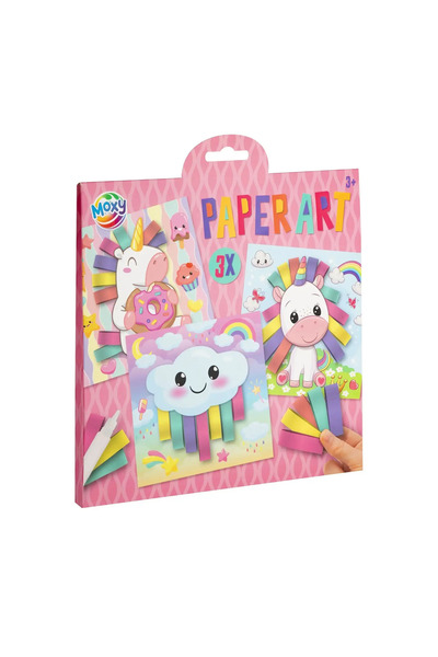 Moxy Set creativ 3D cu hartie - Unicorn