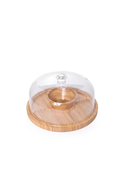 Sano Divided Cake Plate with Lid