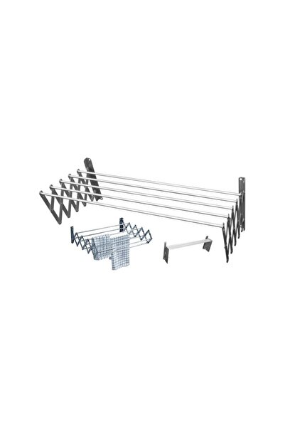 OEM Πτυσσόμενη Απλώστρα Ρούχων Τοίχου 80x60cm 4m