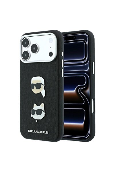 Karl Lagerfeld Saffiano Karl & Choupette Θήκη με κουμπώματα για iPhone 18 Pro...