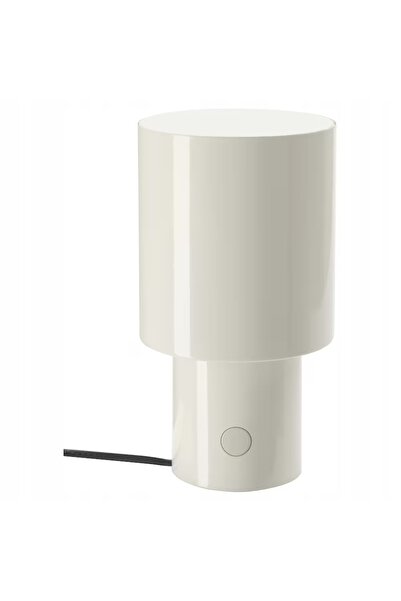 IKEA Lampă de masă SPETSBOJ, albă, cu intensitate reglabilă, 22 cm