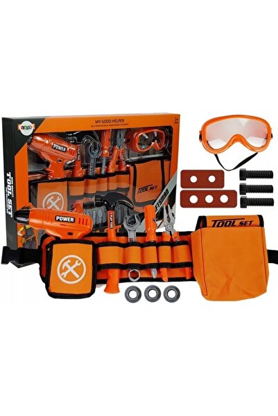 LeanToys ND24_8468 Kit de bricolaj cu centură, pentru bormașină și șurubelniță