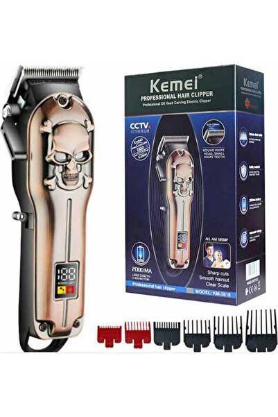 OEM Επαναφορτιζόμενη Κουρευτική Μηχανή Kemei KM-2618