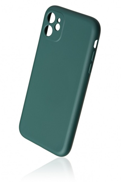 OEM Θήκη Σιλικόνης με κάλυμμα κάμερας Πράσινο iPhone 12 Mini
