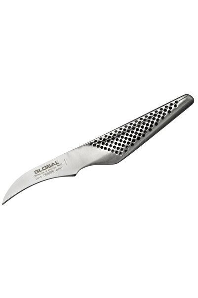 Global Cuțit de curățat GS-8 - 7 cm, Oțel Cromova 18, Lamă curbată