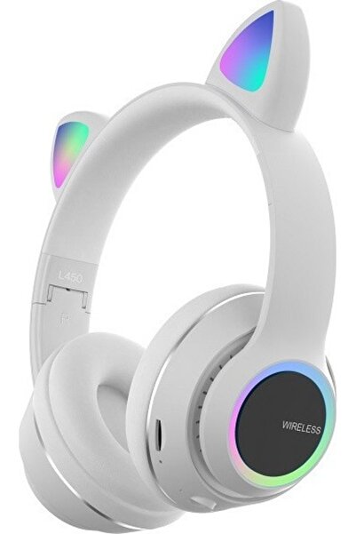 OEM Ασύρματα/Ενσύρματα Over Ear ΑκουστικάL 450 Λευκά