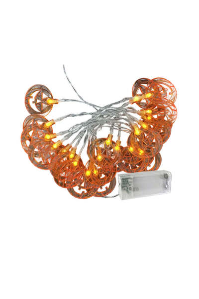 OEM 20 LED Φωτάκια Κολοκύθας με Μπαταρία 2.3μ με Χειριστήριο IP20