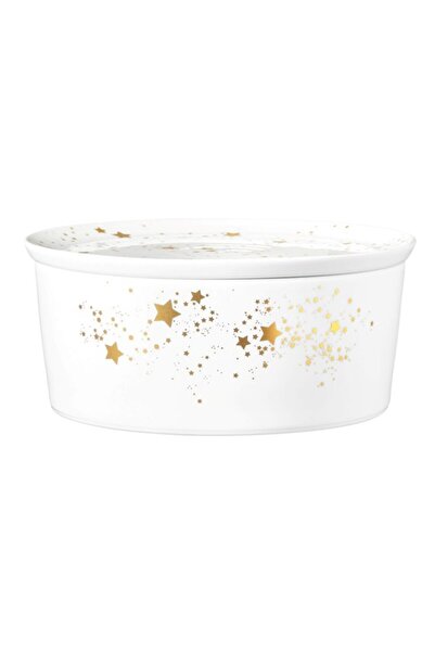 Seltmann- Weiden Bavaria SELTMANN LIBERTY GOLDEN STARS Bol cu capac 21x9 cm