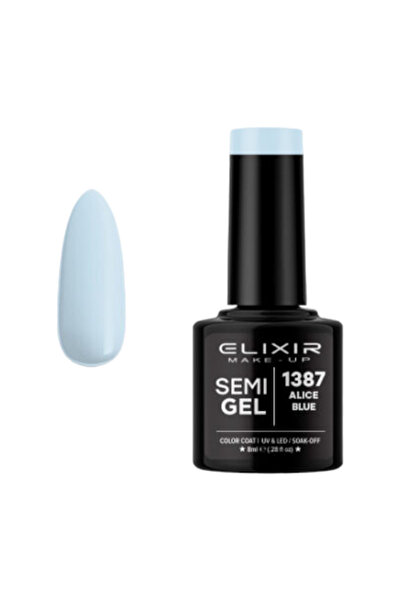 Elixir Ημιμόνιμο βερνίκι # 1387 Αλίκες μπλε 8ml