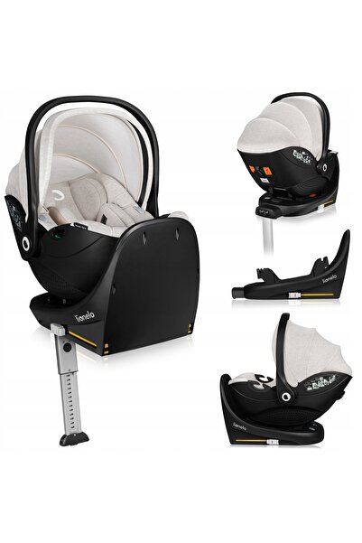 Lionelo Set cu scaun auto MOXIE i-Size 2025 Bej Nisipiu