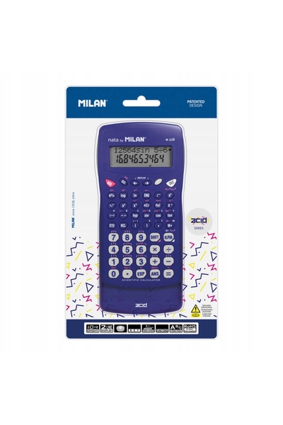Milan Calculator științific M228 albastru acid