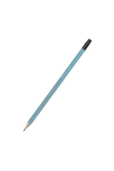 Faber Castell Φάμπερ-Καστέλ Γκριπ 2001 Μπλε Μολύβι Ραφ με Γόμα