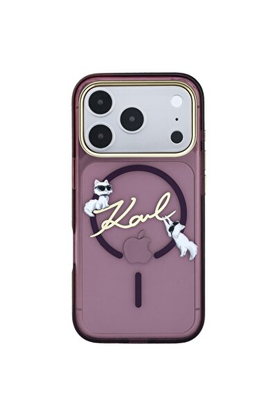 Karl Lagerfeld Θήκη MagSafe με λογότυπο Script για iPhone 18 Pro Max/17 Pro M...