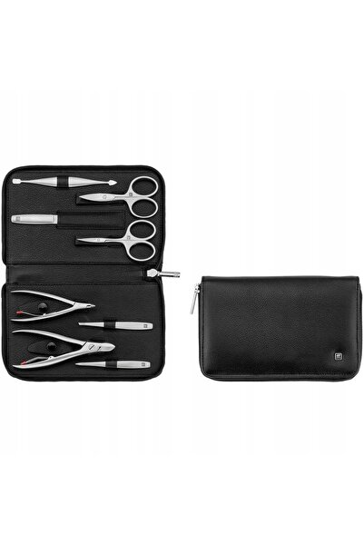 ZWILLING Trusă de călătorie TWINOX - husă din piele neagră, 8 articole