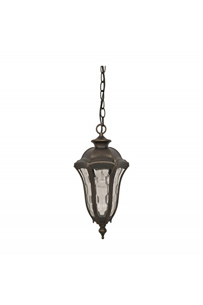 Klausen Lampă suspendată de exterior Baltimore, 1 bec, soclu E27, bronz, tran...