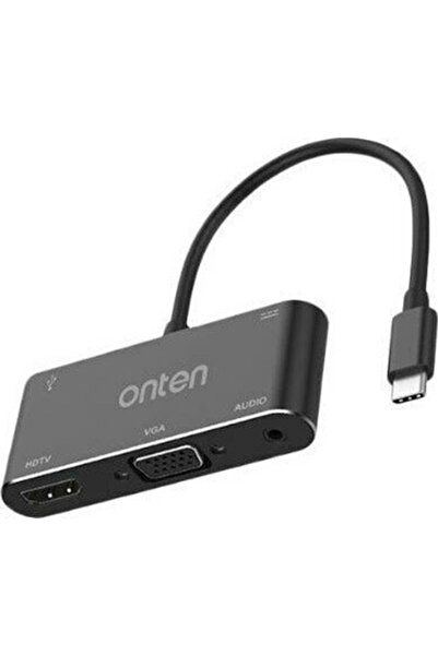 OEM Onten USB-C Σταθμός Σύνδεσης με HDMI 4K PD Μαύρο (OTN-9573S)