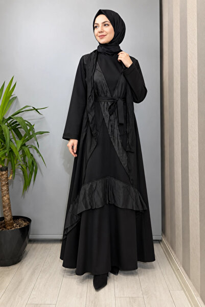 MissWhence Patchwork Dress 40825 Black