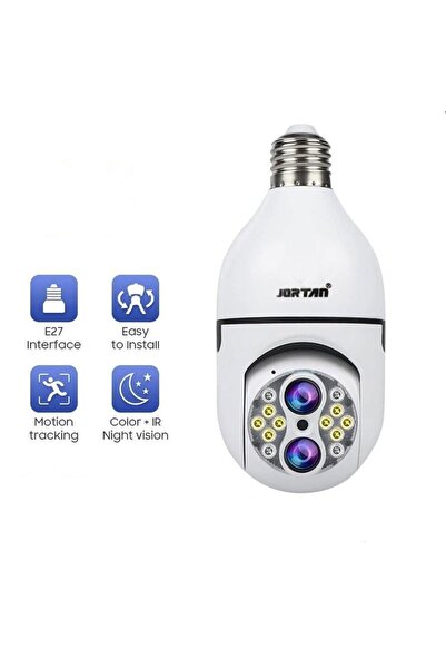 Jortan IP Κάμερα επιτήρησης Wi-Fi 1080P E27 εσωτερικού και εξωτερικού χώρου μ...