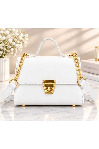 MAC&MOS Women's white shoulder bag