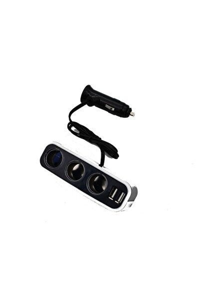 OEM 5 Σε 1 Πολύπριζο Αναπτήρα Αυτοκινήτου 12 + 24v Με 2 Usb 3.1α