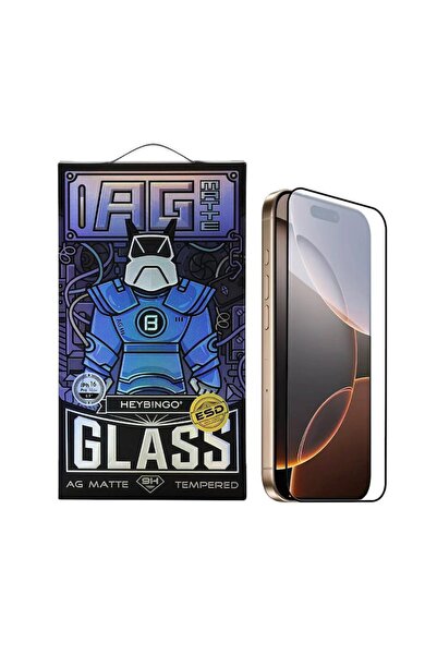 HEYBİNGO Folie de protecție mată pentru iPhone 12 Pro, Anti-reflex, Sticlă se...