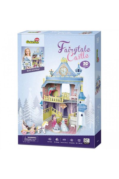 Cubic Fun Παιδικό 3D Παζλ Κάστρο Παραμυθιού 81 Κομμάτια