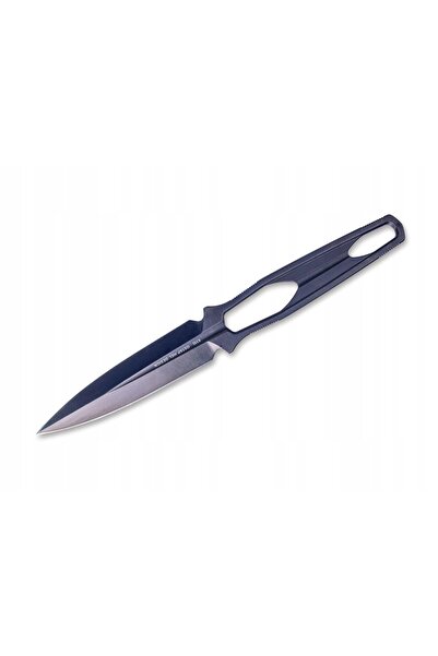 real steel KNIFE Astral 3505B DLC Negru, lamă fixă de bushcraft cu buclă