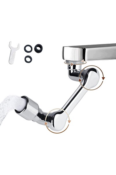 Sanlux 1080 °   Prelungitor rotativ pentru robinet, Adaptor cu duză cu unghi ...