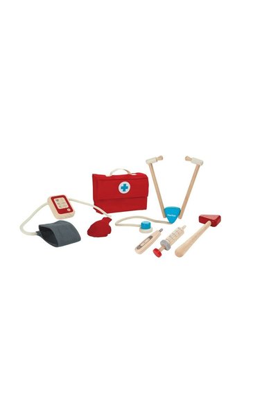 PLANTOYS Doctor Set — Wooden Pretend Play Set