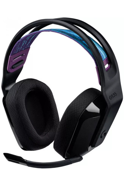 logitech Casti Gaming Wireless G535 Microfon Negru 981-000972