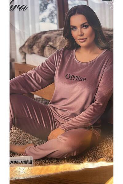 Mihra Velvet Battal Pajama Set