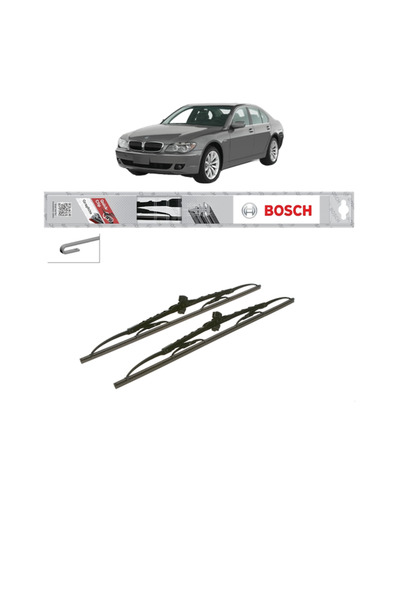 Bosch Σετ 2 υαλοκαθαριστήρων για BMW Σειρά 7 (E65, E66, E67) από το 2001-2008...