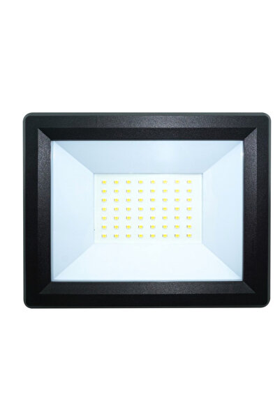 MİKİ Led Floodlight 100W SMD 12V Ip65 Λευκό με σφιγκτήρες
