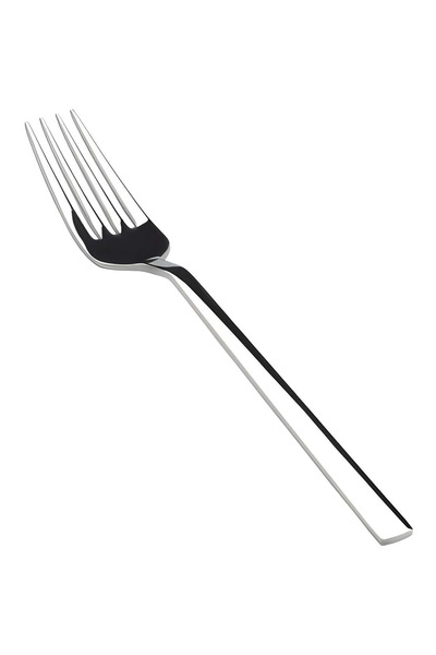 Yüsra Shop 6-Piece Dinner Forks Luxury Flat Model (Stainless Steel) Dinner Forks