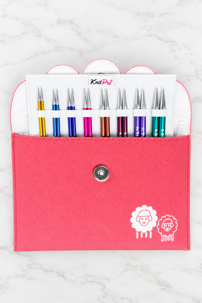 KnitPro Zing Değiştirilebilir Misinalı Deluxe Şiş Seti (13CM) - 47424