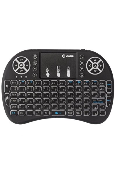 TECHSTAR ® i8 Ασύρματο φωτιζόμενο πληκτρολόγιο, Air Mouse, με Touchpad, για T...