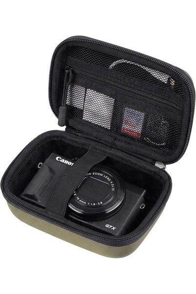 Procases ProCase Hard Shell Digital Camera Case for Canon G7X Mark III -Green