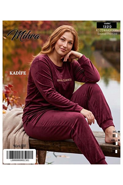 Mihra Velvet Battal Pajama Set