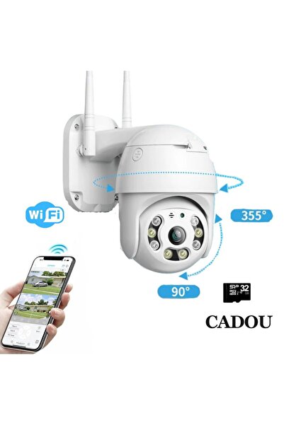 hoffmans Κάμερα παρακολούθησης WiFi HD, Outdoor, App Control, Μικρόφωνο, Κάρτ...