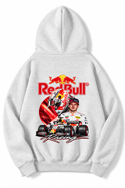 BRZ COLLECTION Unisex oversize (SVETLO SIVA) trkačka F1 Redbull majica sa kap...