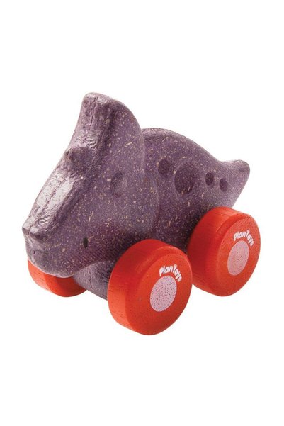PLANTOYS Dino Car - Trio — Wooden Toy Vehicle