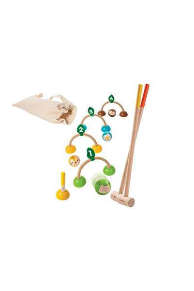 PLANTOYS Croquet — Wooden Skill Game