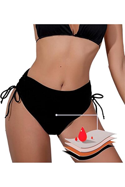 GENERAL Period Pants for Women Swimming, High Waisted 4Ply Leakproof Bikini M...