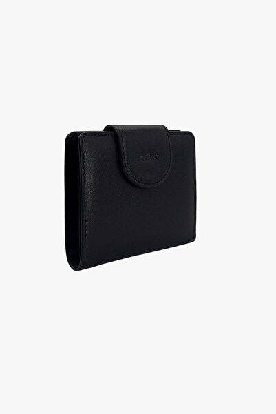 SOSELA 56-2005 Women's Black Leather Wallet