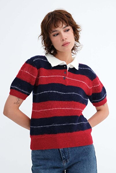 Addax Short Sleeve Knitwear T02617
